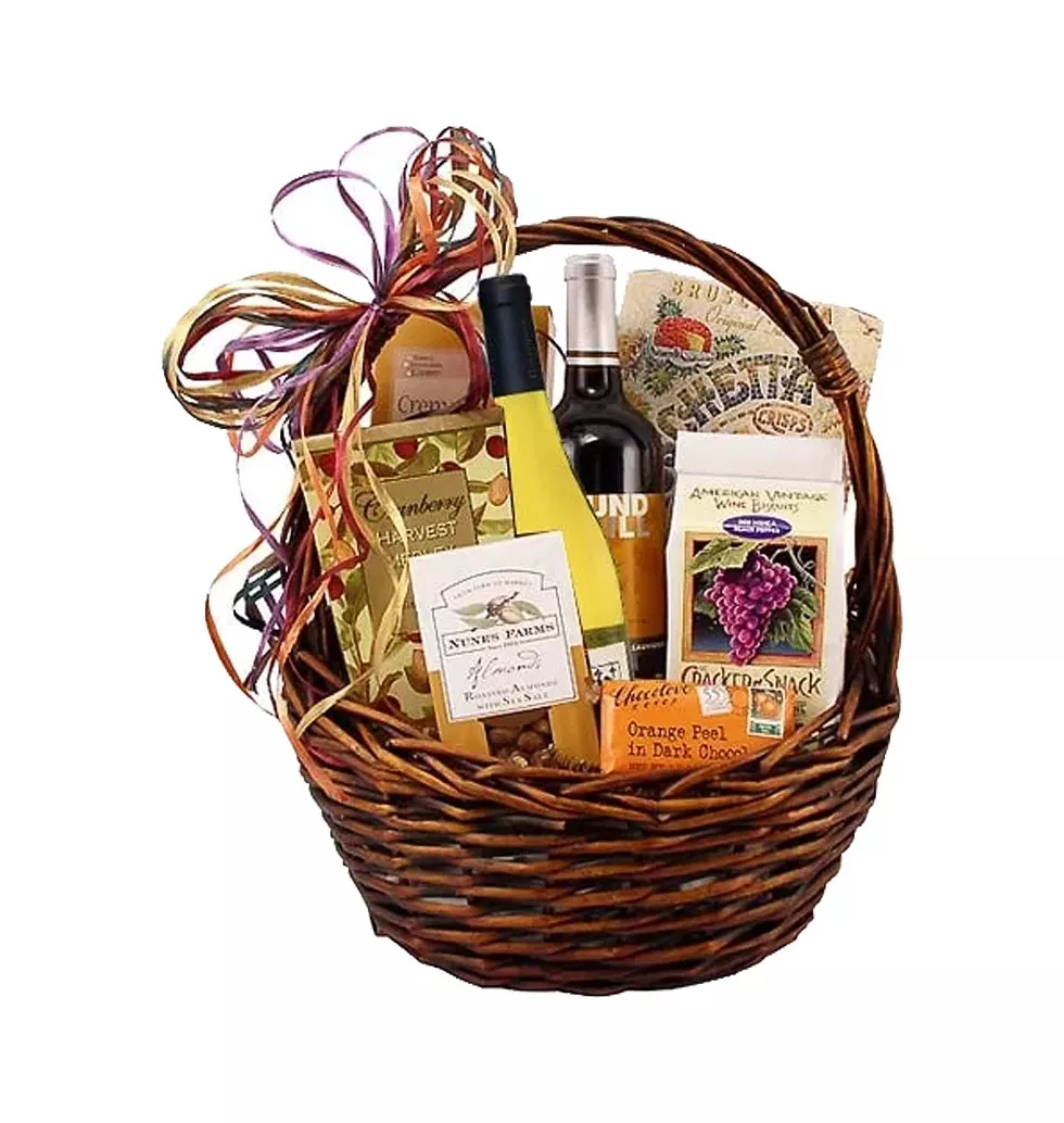 French Wine And Gourmet Treats Gift Set
