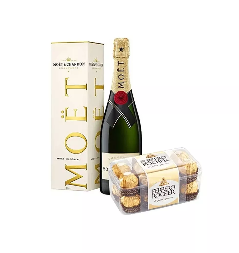 Festive Champagne & Chocolate Delight