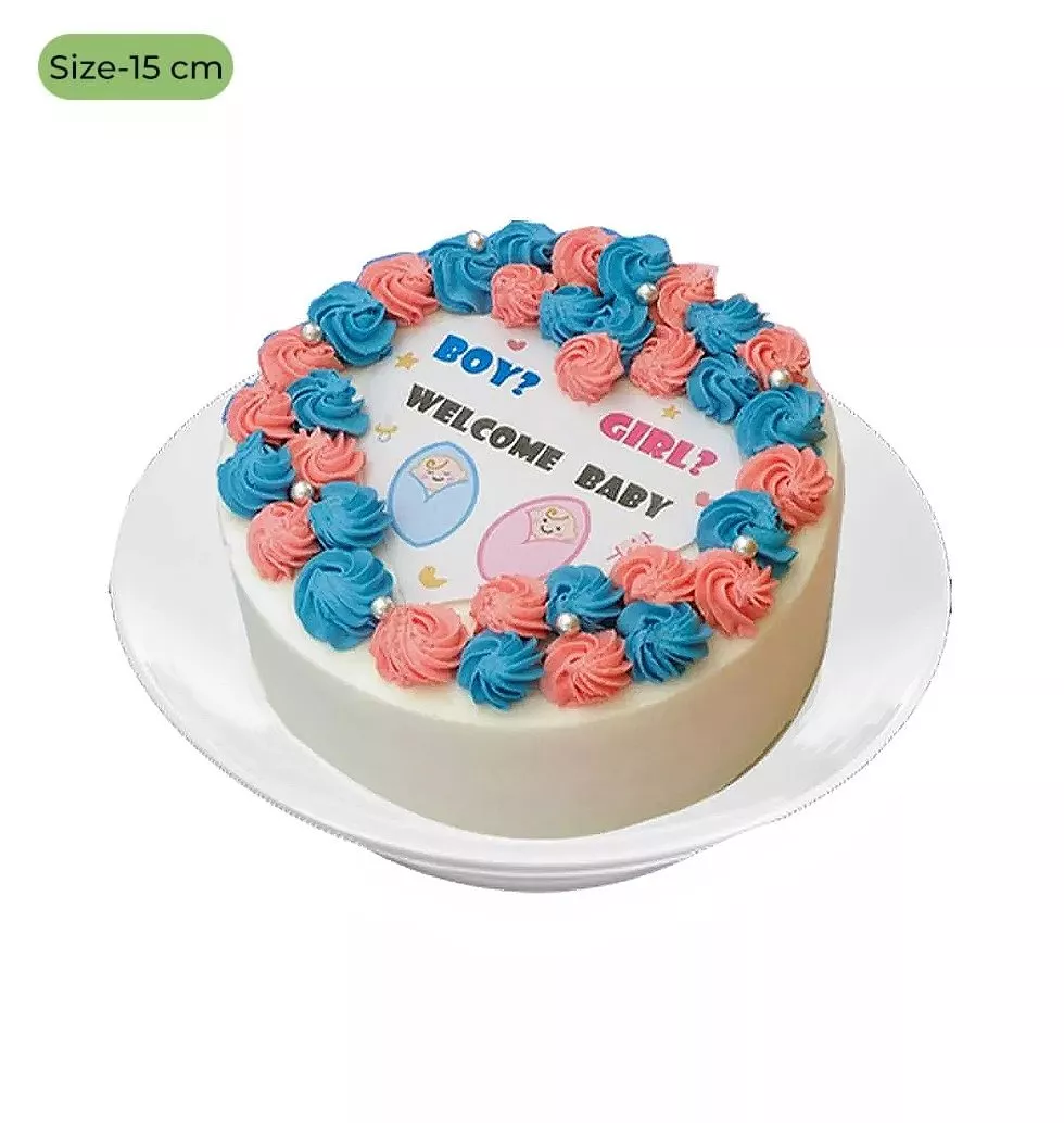 Blueberry Bliss Cake Gender Reveal