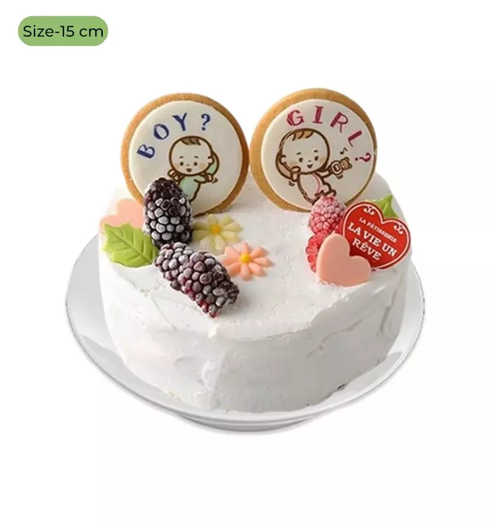 Berry Bliss 15cm Gender Cake