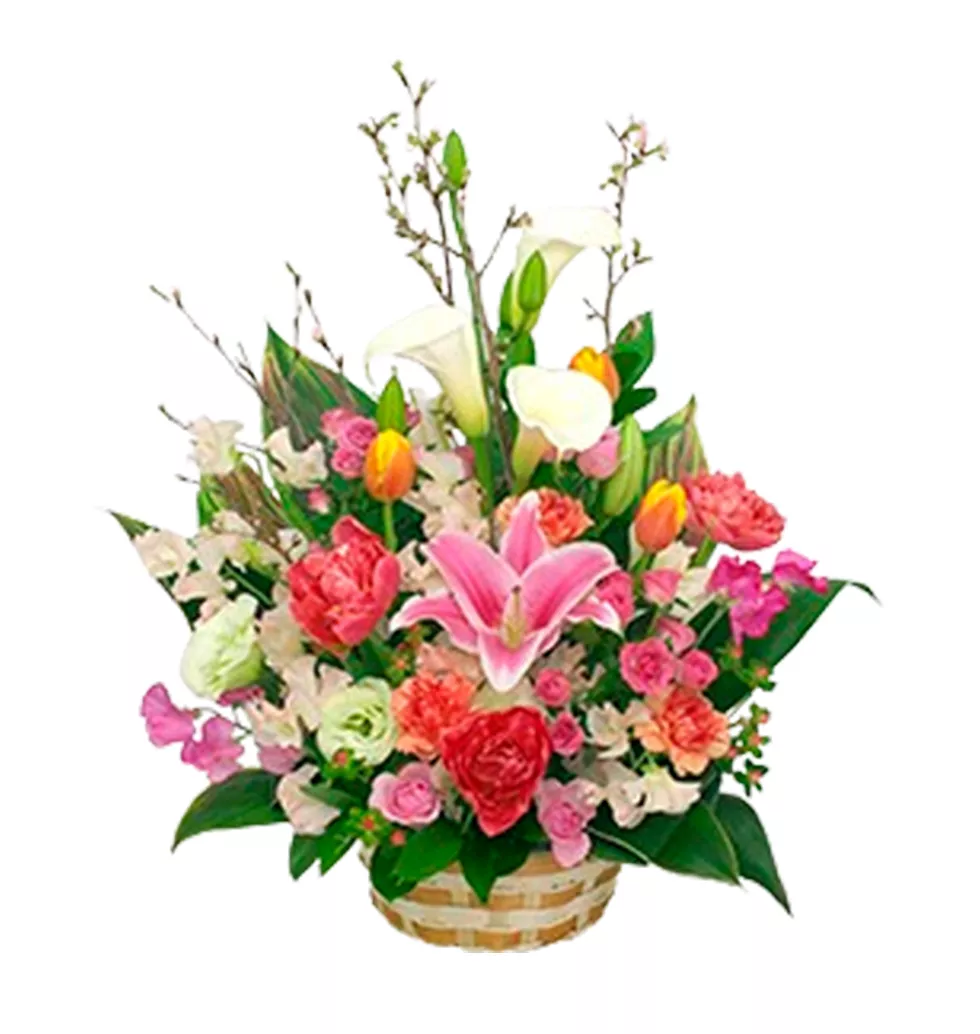 Delightful Arrangement of Vibrant Blooms