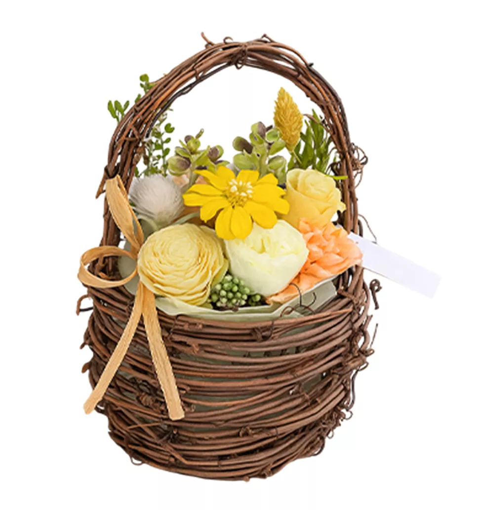 Enchanting Wildflower Basket