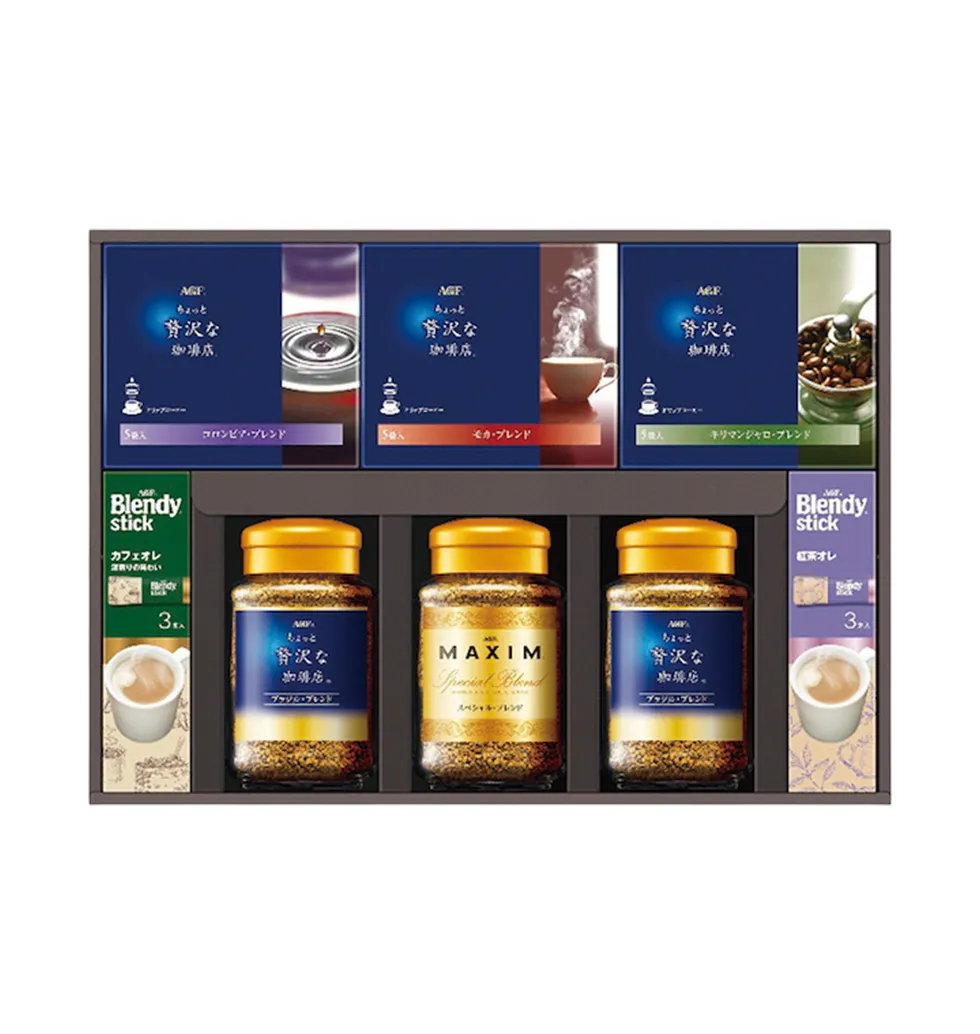 Maxim & Blendy Coffee Indulgence Set